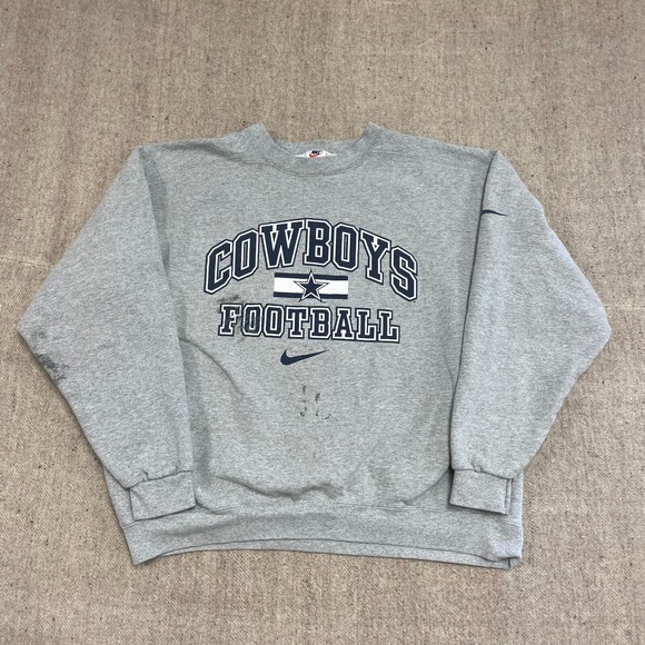Nike Other - Vintage Nike Dallas Cowboys sweatshirt mens XL gray 1990s NFL swoosh